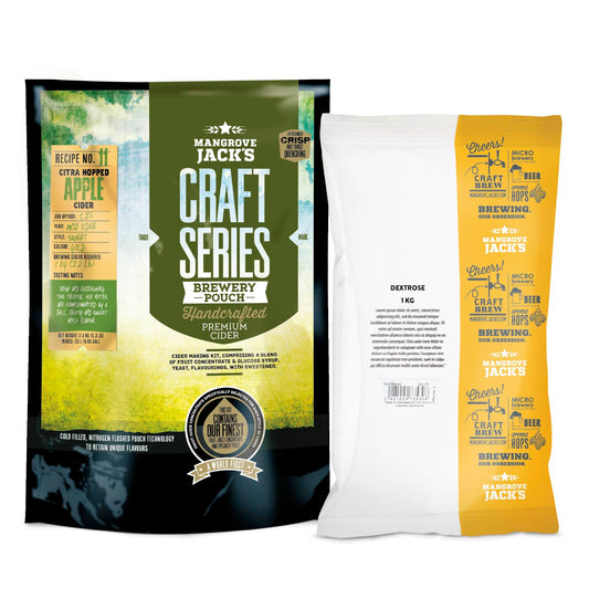 MJ CS Dry Hopped Apple Cider + 1kg of Dextrose
