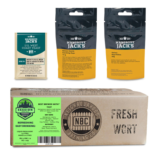 NBC Session Pale Ale Fresh Wort Kit + MJ Additions