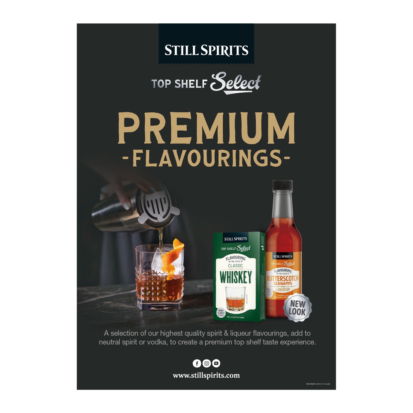 POS - SS Top Shelf Select Poster A3