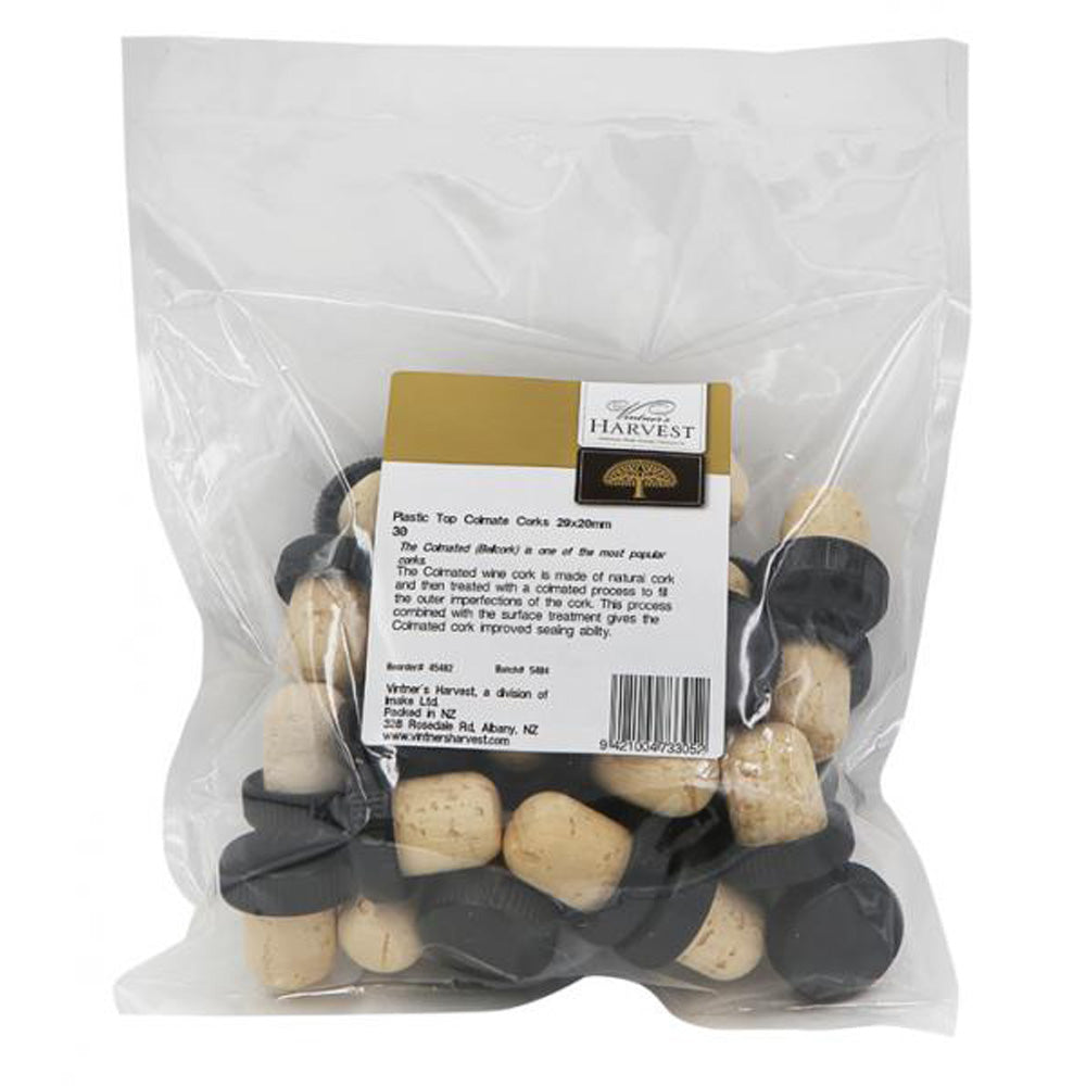 Vintners Harvest Plastic Top Colmate Corks 29x20mm Bag 30-1.jpg
